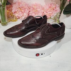 Leonardo Principi Handmade Made in Italy Lace Up Leather Shoes Sz 44